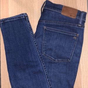 Madewell 10” high-rise skinny jeans size 29